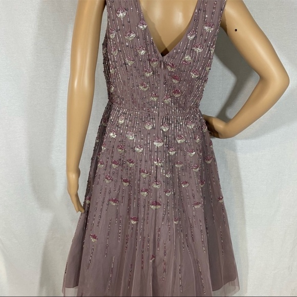 Aidan Mattox Embellished Fit & Flare Midi Dress - Picture 12 of 16